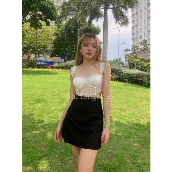 Áo Corset có gọng vai cánh tiên