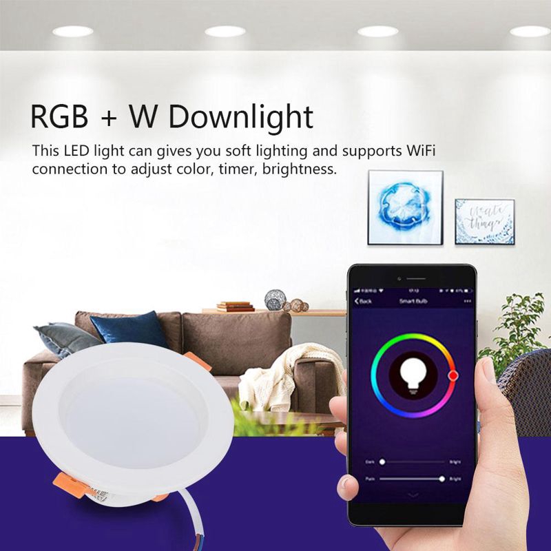 Bóng Đèn Led Downlight Có Thể Điều Khiển Bằng Giọng Nói