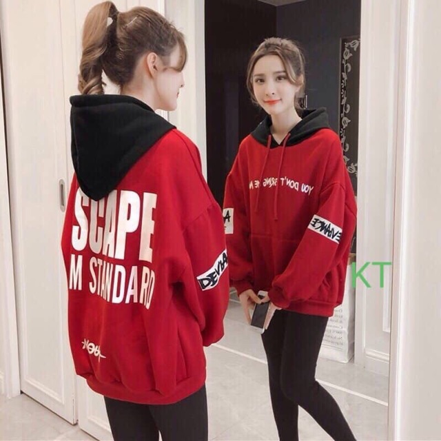 Áo khoác nỉ hoodie escape free sz dưới 60kg- ảnh thật | BigBuy360 - bigbuy360.vn