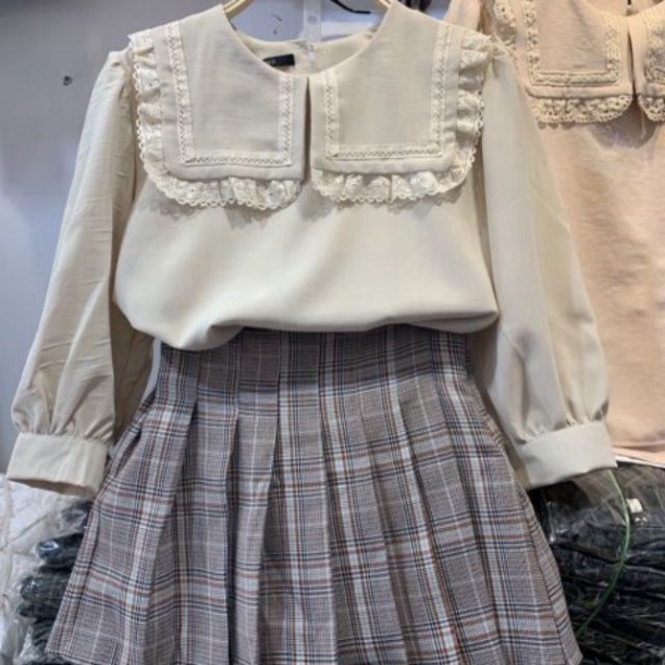 [xuu_design] áo babydoll hàng QCCC , áo sơ mi kiểu vạt vuông tay lỡ freeship 50K video+ ảnh thật loại 1 giá tốt | BigBuy360 - bigbuy360.vn