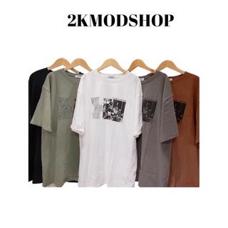 Áo thun tay lỡ 3158 form rộng, áo phông nam nữ oversize chất cotton mặt tuyết nhung what kinda music m7