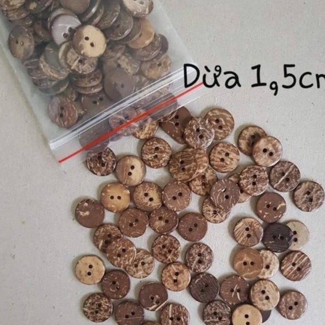 Nút gỗ dừa giá rẻ bán cân