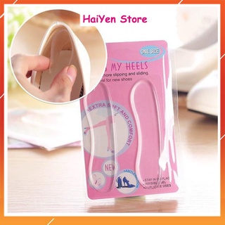 Set 2 miếng lót gót giầy silicon chống đau chân tiện dụng