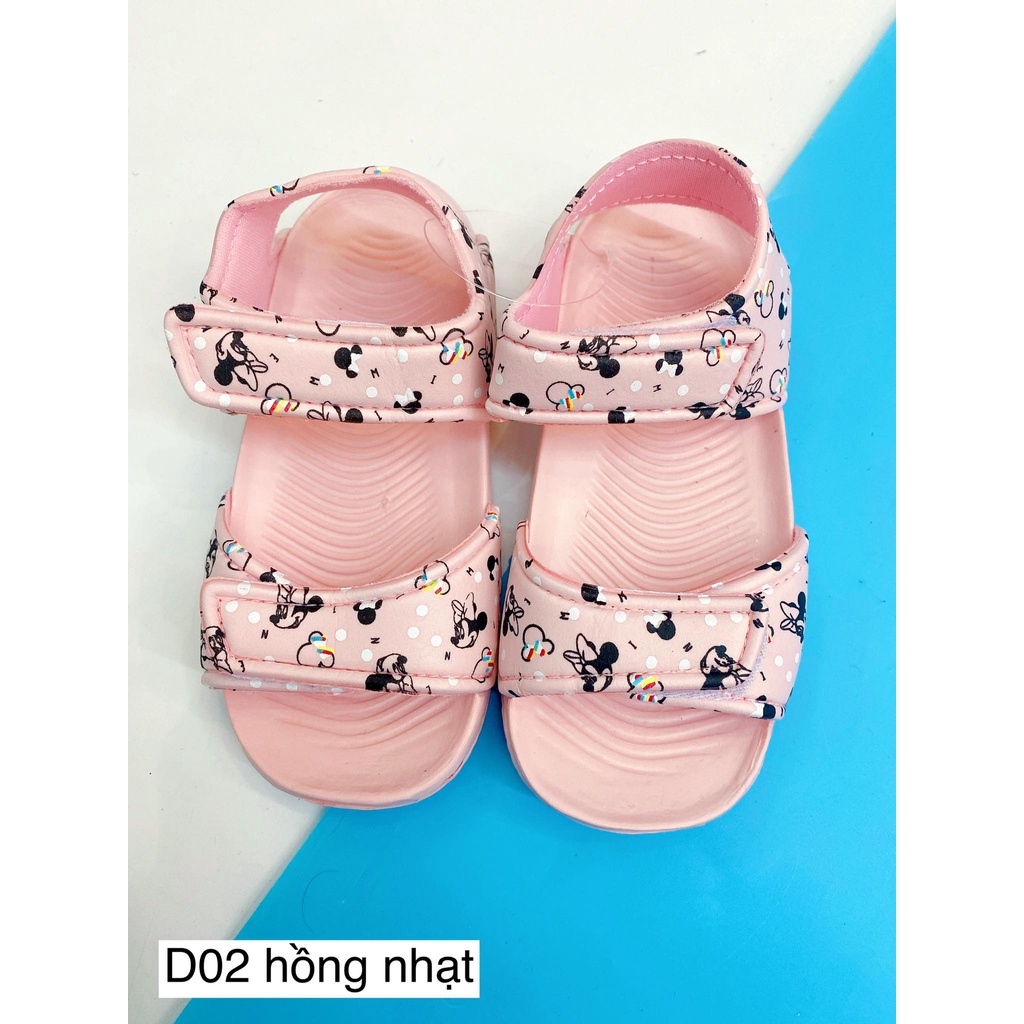 Sandal/ dép quai hậu bé gái hình chuột Minnie cực xinh size 24-29 xuân hè 2022