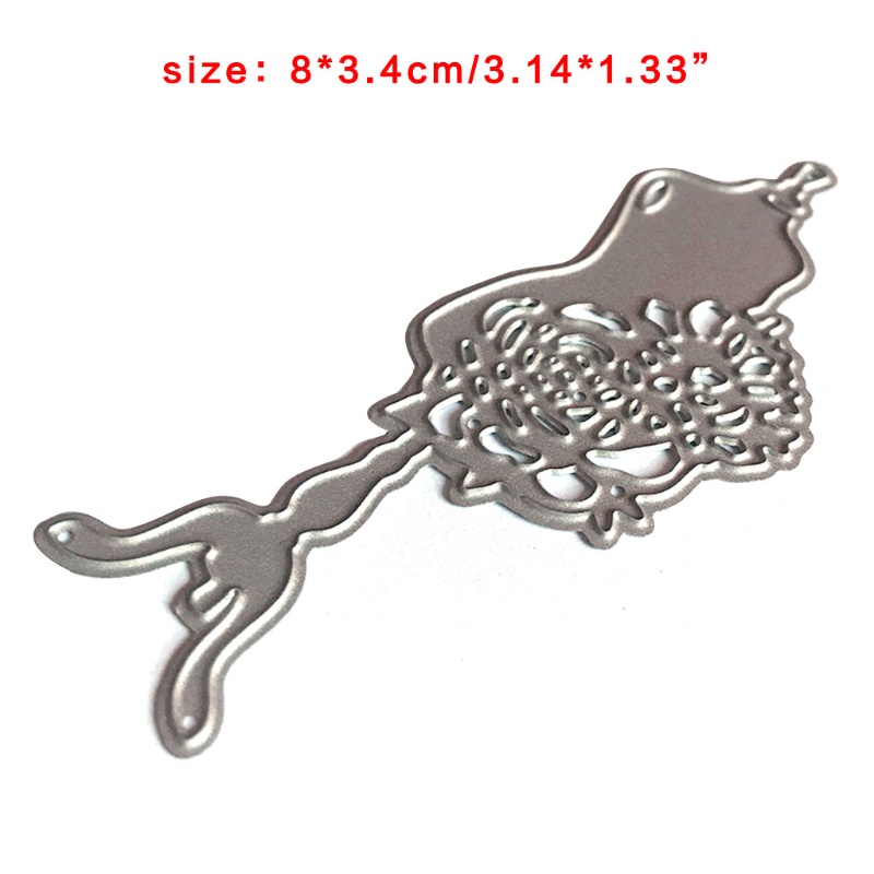 Khuôn Thép Carbon Hình Hoa Treo Sổ Lưu Niệm Thẻ Thủ Công