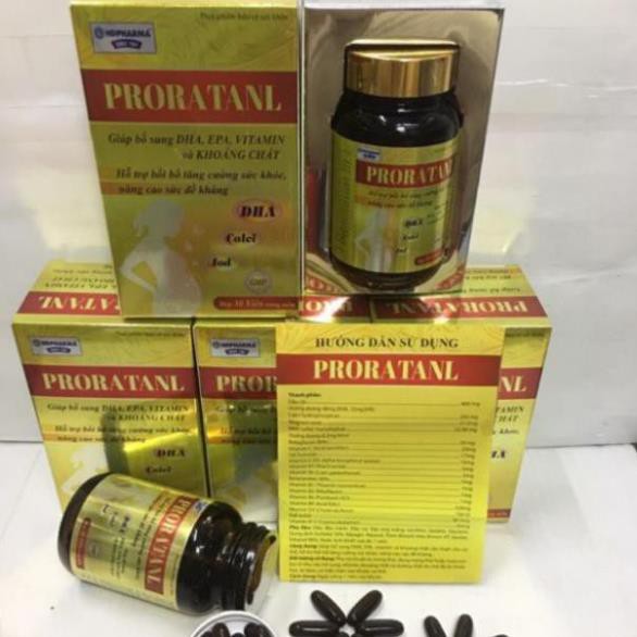 Proratanl DHA bô sung vitamin  khoáng chất và acidfolic cho bà bầu