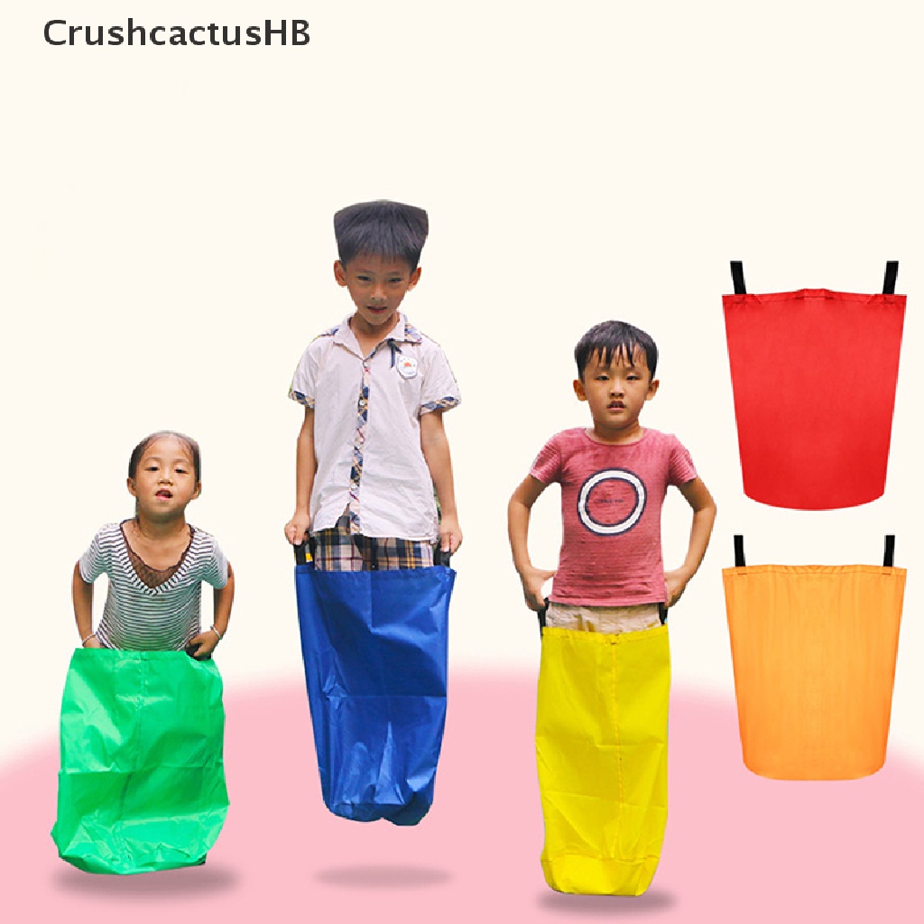 [CrushcactusHB] Kids Sack Racing Games Sport Party Outdoor Speelgoed Activiteit Sack Race Bag Hot Sell