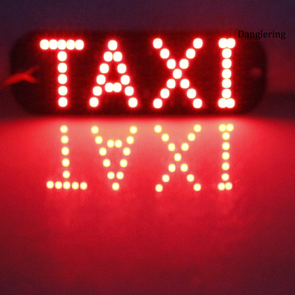 Đèn led chữ TAXi độc đáo gắn biển số xe hơi