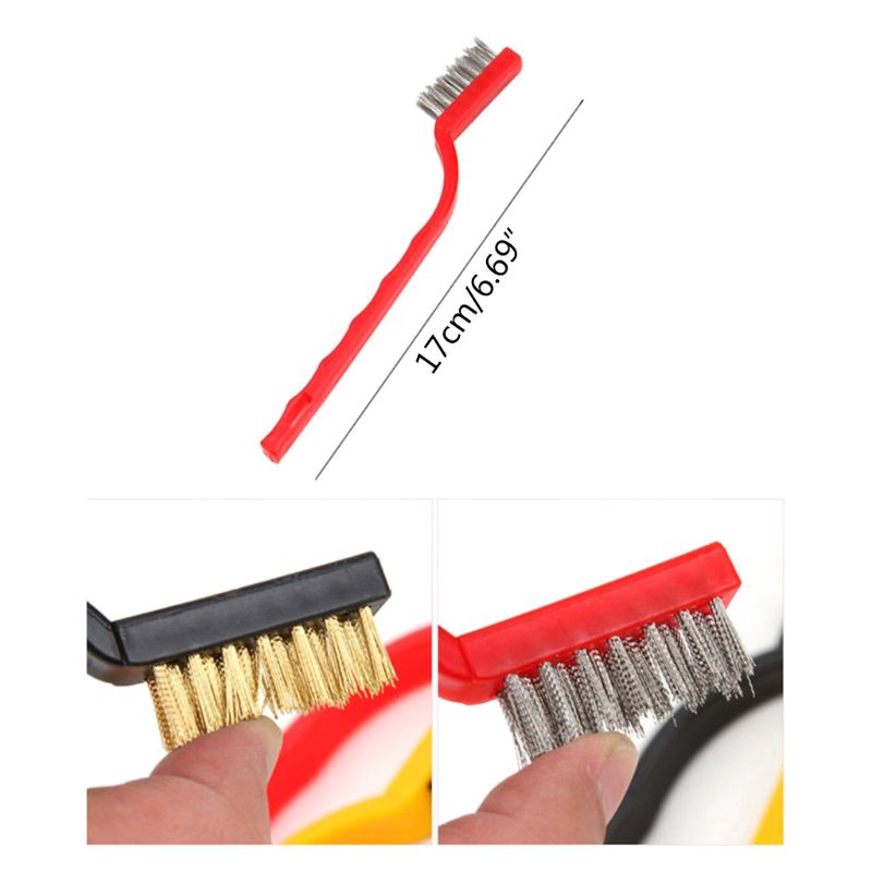 3 bàn chải vệ sinh bếp gas bằng sợi kim loại
