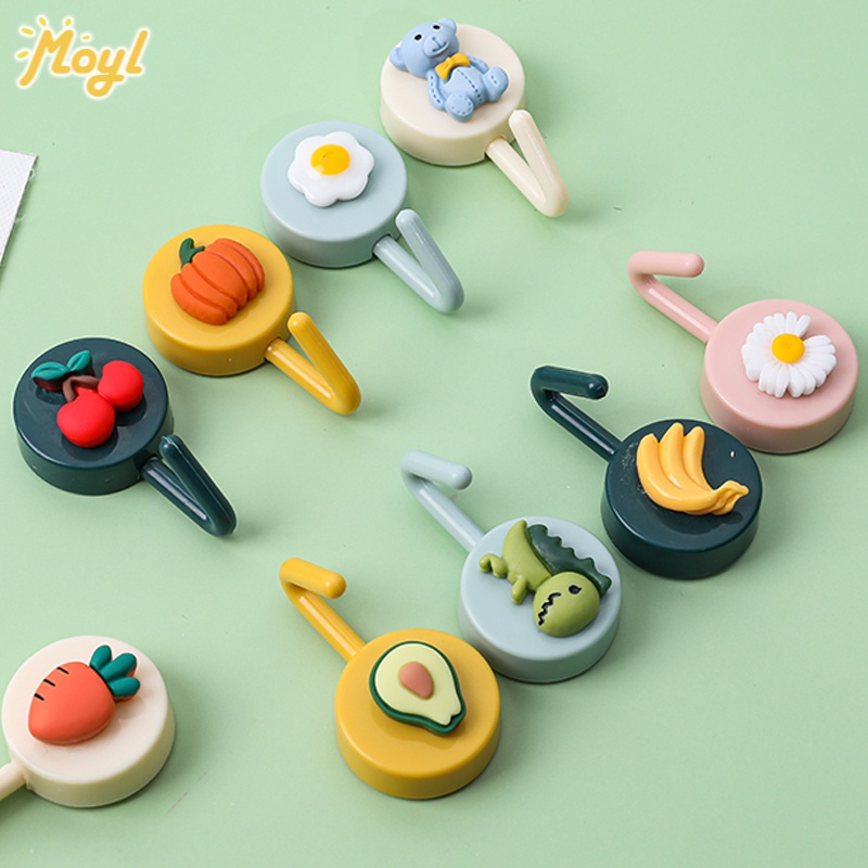Móc Treo Đồ Gắn Tường Thiết Kế Hoạt Hình Dễ Thương Tiện Dụng