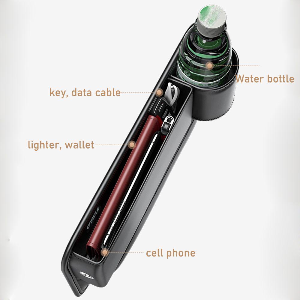 MYRONGVN Hộp Da PU Đựng Vật Dụng Chống Trượt Thông Dụng Sắp Xếp Gọn Gàng Cho Xe Hơi