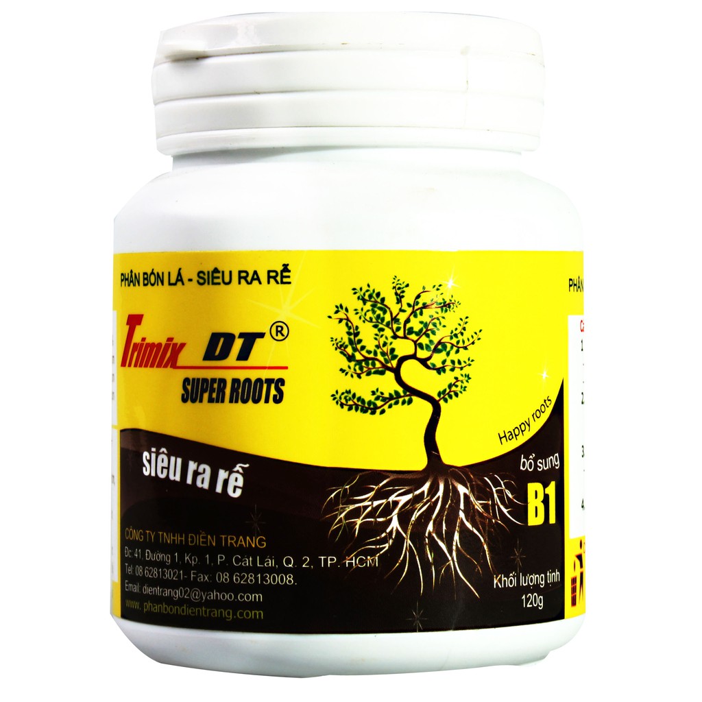 Phân bón lá siêu ra rễ TRIMIX-DT (lọ 120g)