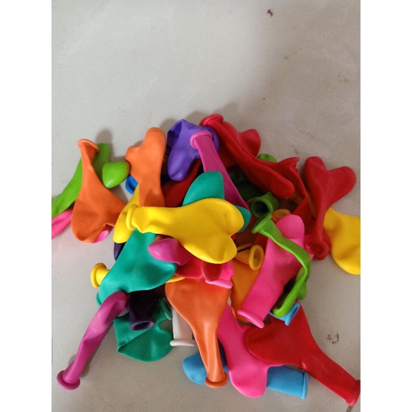 Set bóng tim đủ màu 50 quả