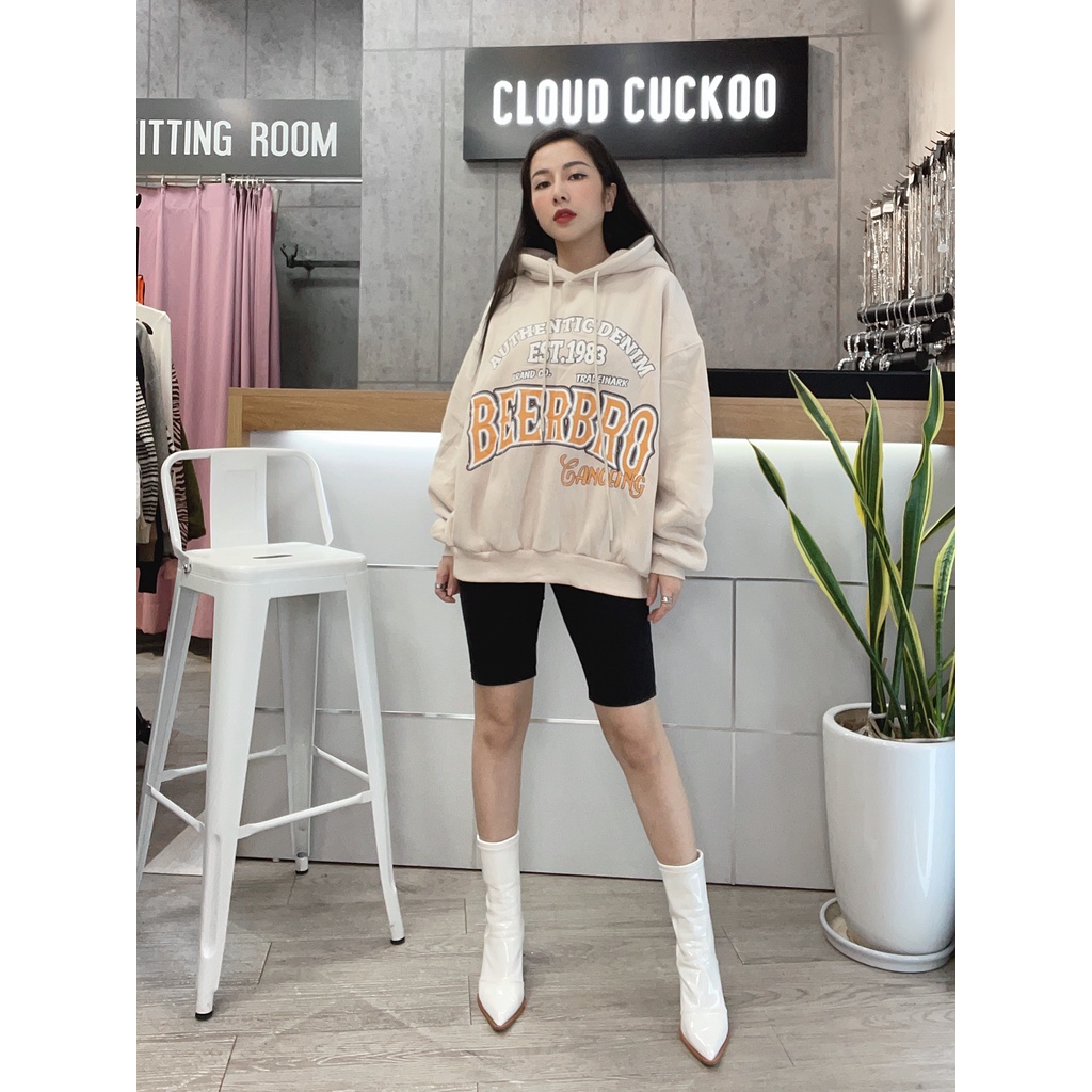 Áo Hoode Unisex In Chữ BEERBRE - Mã Số: N11023