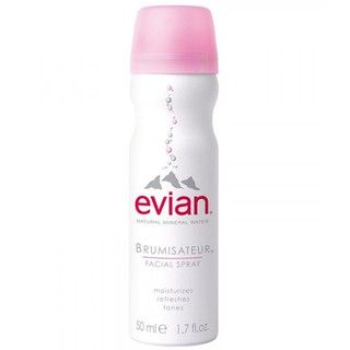 Nước Xịt Khoáng Tự Nhiên Cho Mọi Loại Da Natural Mineral Water Evian 50ml