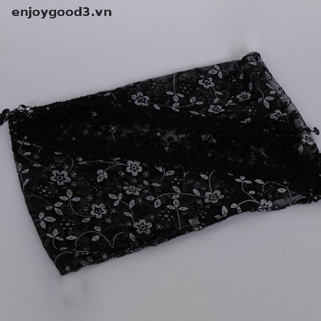 Khăn quàng cổ hình tam giác phối ren hoa thời trang dành cho nữ