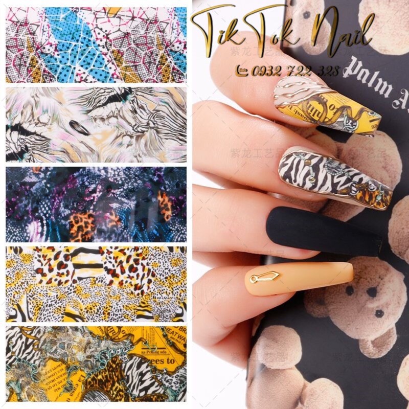 Fion trang trí dán móng tay