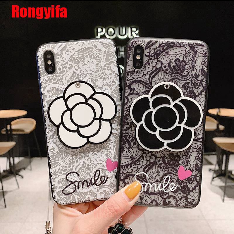 Samsung Galaxy J4 J2 Core J7 J6+ J6 J4+ J4 Plus J7 Prime J4 J6 J2 Pro 2018 J7 J5 J3 J1 2016 Case Flower Mirror Cover