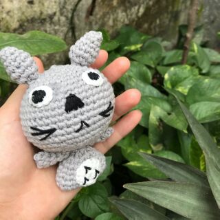Móc khóa len nhồi bông handmade - totoro chibi
