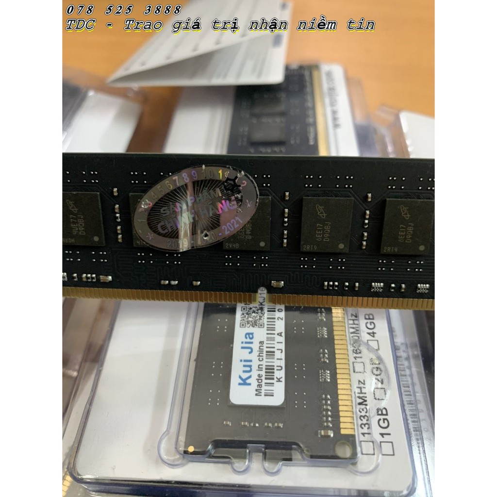 Ram máy tính Kuijia 8GB DDR3 PC 12800U - bus 1600 Mhz. Hàng Chính Hãng. Bảo hành 36 tháng | BigBuy360 - bigbuy360.vn