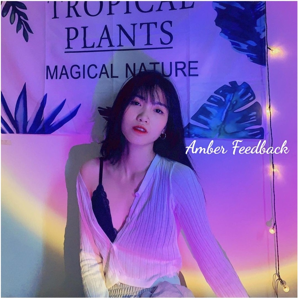 [Ảnh thật] Ao khác cardigan len mỏng sexy/ Amber | BigBuy360 - bigbuy360.vn