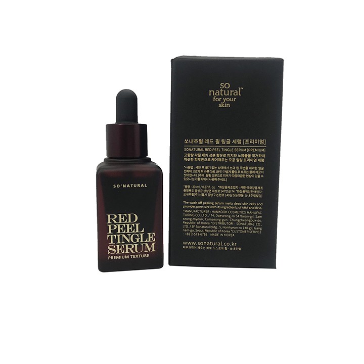 Thay da sinh học Red Peel Tingle 20ml Hàn Quốc Zuka Beauty sạch da tẩy tế bào chết