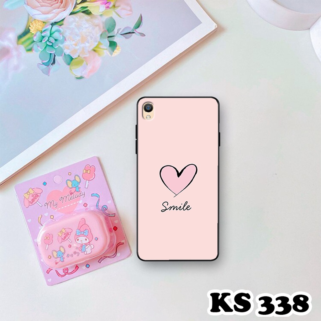 Ốp lưng Oppo F1 Plus - Oppo R9 - Oppo R9s - Ốp in hình LoveSmile - Chất liệu TPU cao cấp chống sốc