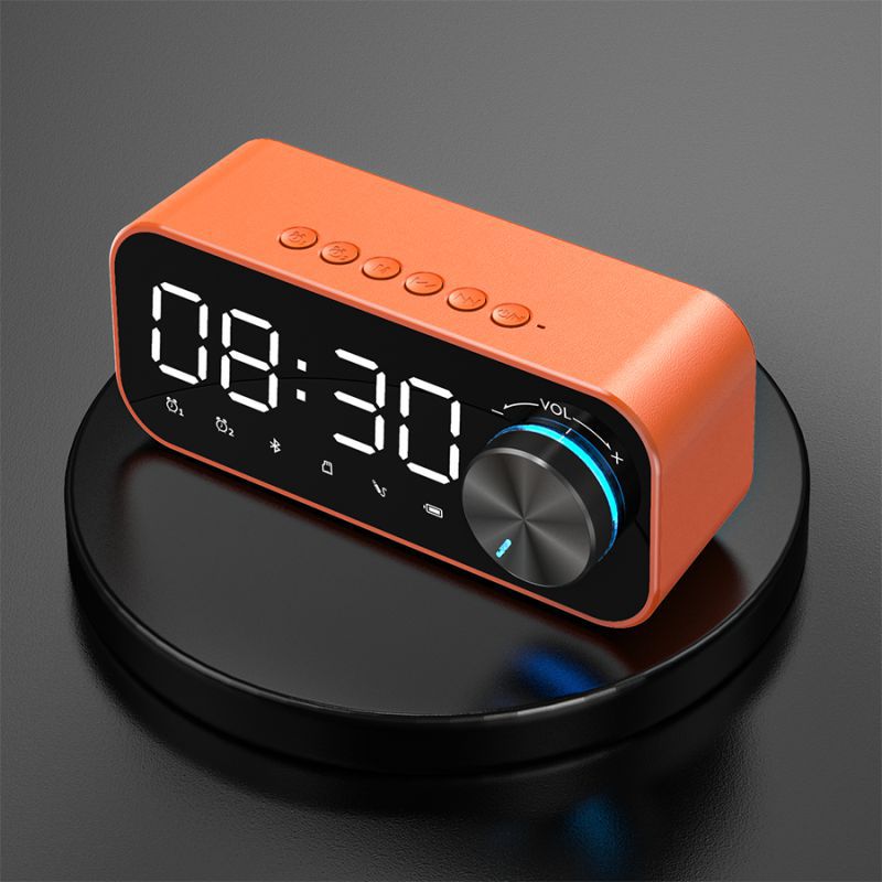 Loa Bluetooth Không Dây Tích Hợp Fm / Đồng Hồ / Nhiệt Độ