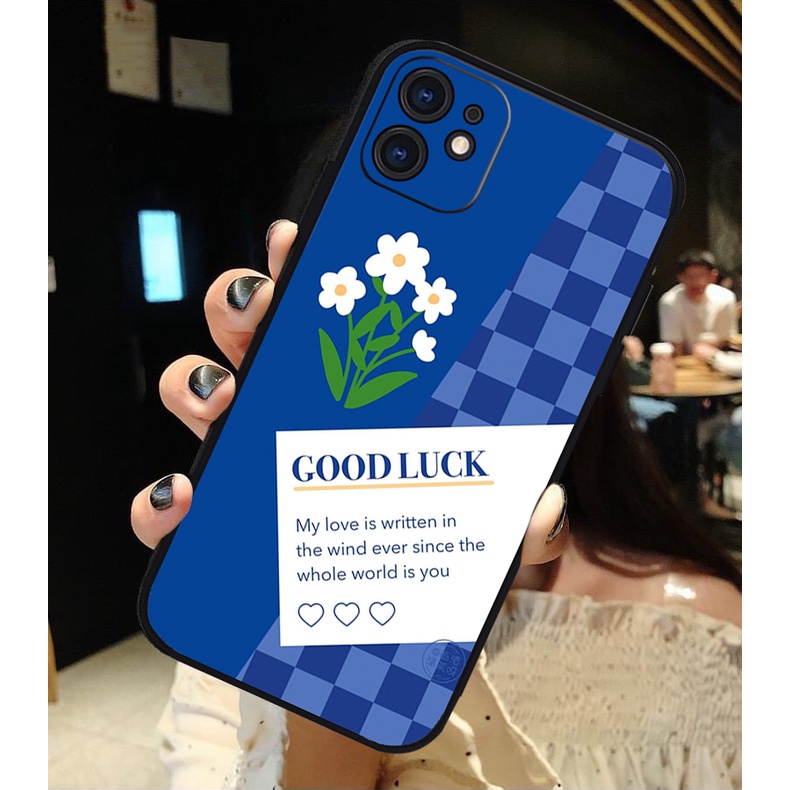 Vỏ ốp iPhone Silicon viền vuông Klein Flower cho iPhone 6/6pl/6s/6spl/7/7pl/8/8pl/x/xs/11/12/13/pro/max - Chinchincase