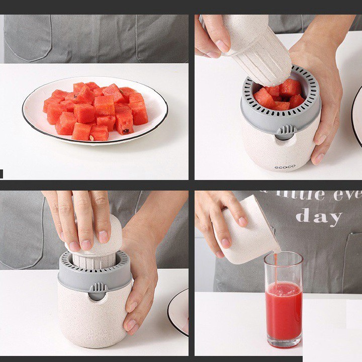 Dụng cụ vắt cam lúa mạch cầm tay 2 trong 1, đặc biệt có thể ÉP TRÁI CÂY - DMA store