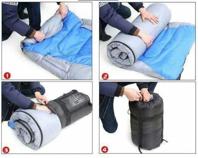Túi ngủ văn phòng, Túi ngủ gấp gọn đi du lịch, đi phượt hay dã ngoại 1,1kg