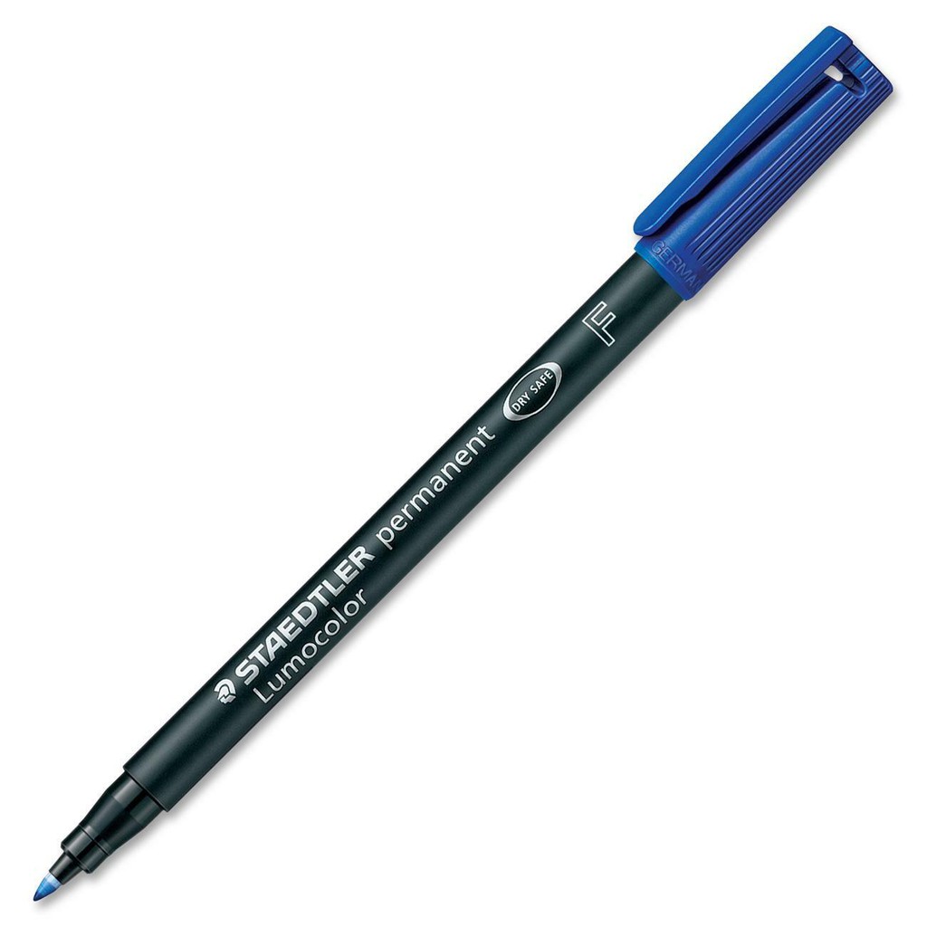 Bút dạ kính (Bút CD) STAEDTLER Lumocolor Permanent 318 nét F=0.6mm (xanh dương, đỏ, đen, xanh lá)