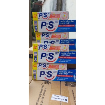 Kem đánh răng P/S ngừa sâu răng 180g tặng P/s 30g