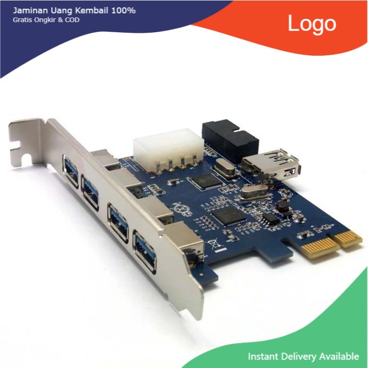 Card chuyển đổi PCI Express to USB 4 cổng 3.0 - Card máy tính