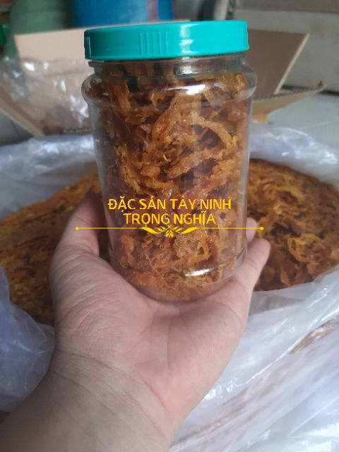 [150G]-Khô Mực Xé Cay Trộn Bánh Tráng 