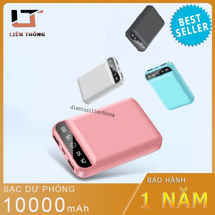 Sạc Dự Phòng Mini Siêu Dễ Thương Hỗ Trợ Sạc Nhanh Sạc An Toàn - Tiện Gọn Dung Lượng Pin Nhiều Bảo Hành 1 Năm