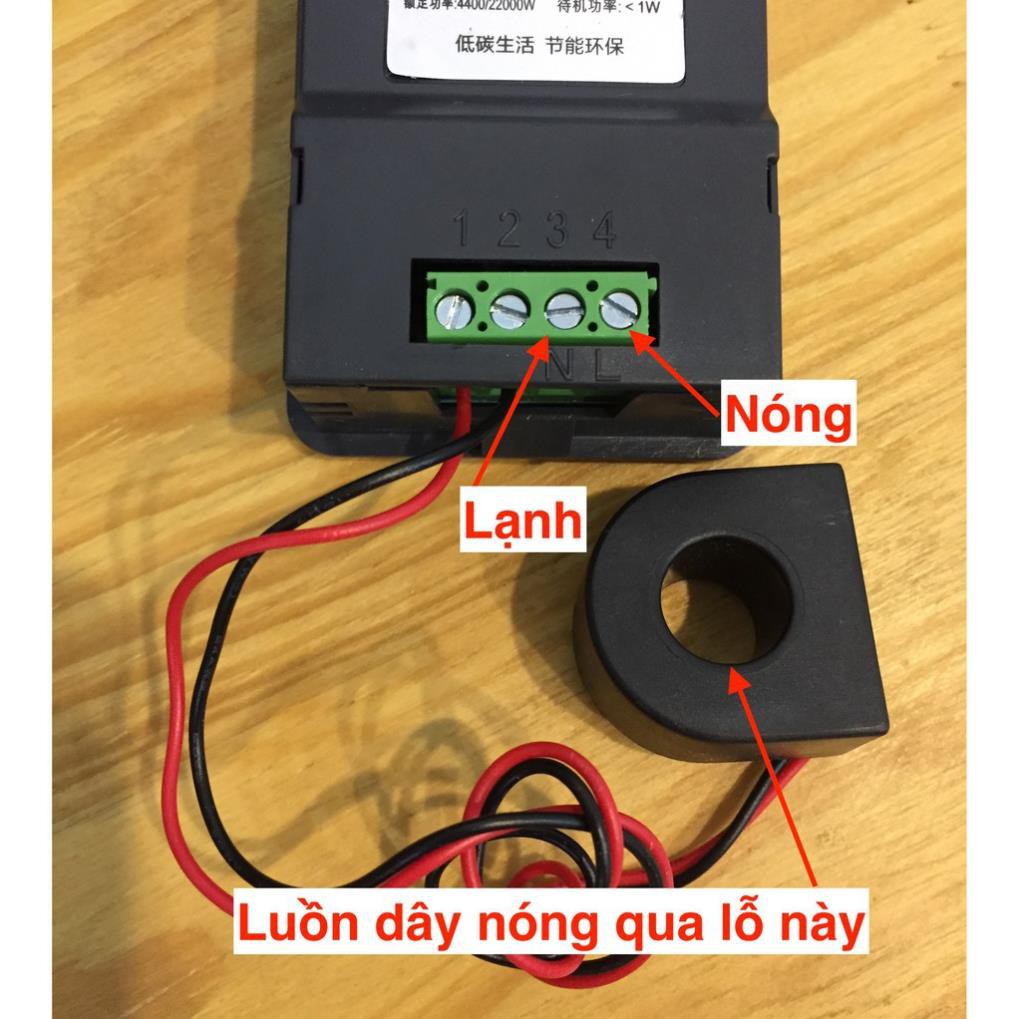 [🍀Điện Thông Minh🍀]Công Tơ Điện Tử 6 Thông Số 100A Thông Minh🍀Bộ Đo Công Suất 220V🍀Công Tơ 220V Cho Gia Đình