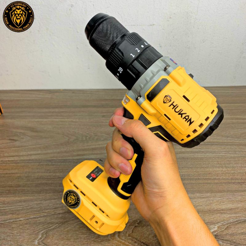 Thân Máy Khoan 13 Ly F88 HUKAN Không Chổi Than Siêu Khỏe