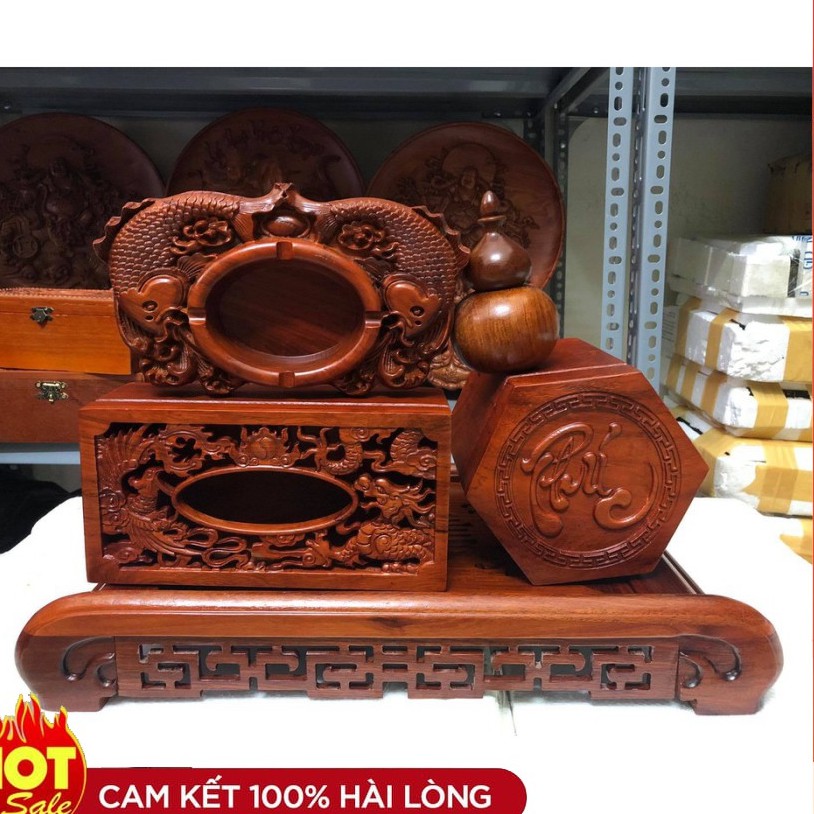 BỘ COMBO 5 SP LÀM BẰNG GỖ CAO CẤP-TẶNG VÒNG ĐEO TAY Hàng loại 1 cao cấp