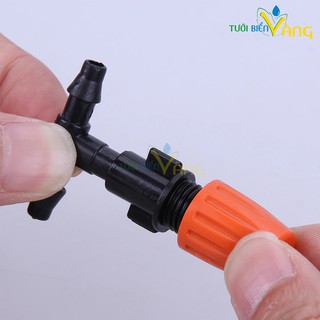 Bộ 15 đầu béc phun sương 1 hướng cam chân tê 6mm