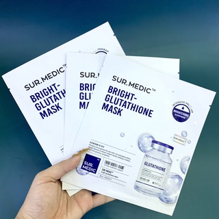 Mặt nạ dưỡng trắng Sur.Medic Bright Glutathione Mask