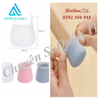 Vỏ bọc chân bàn ghế silicon dày hình tròn, miếng silicon dày bọc chân bàn ghế