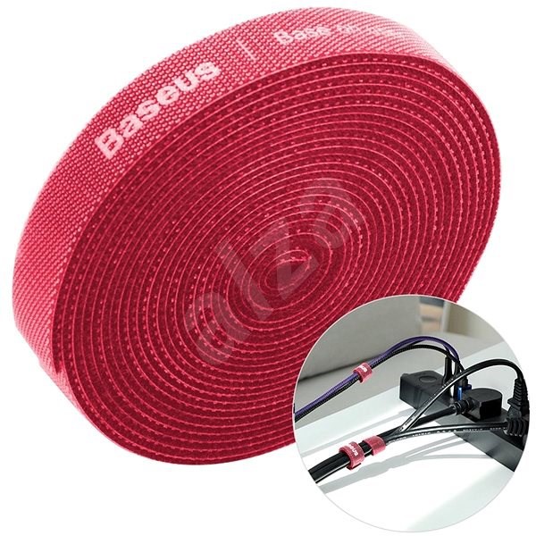 Dây cố định cáp Baseus Colourful Circle Velcro strap 1m/3m ACMGT