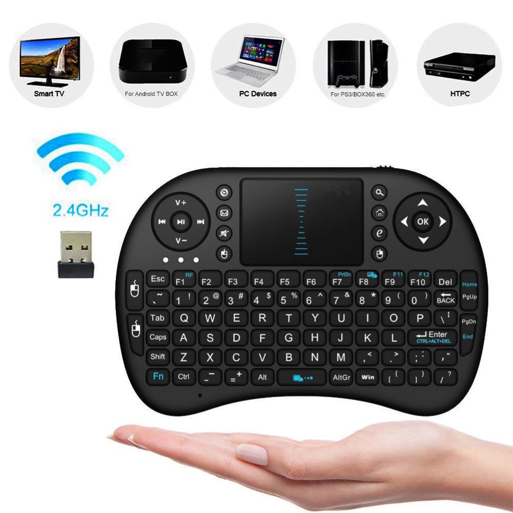 Bàn Phím Bluetooth Không Dây I8 2.4ghz Cho Tv / Pc / Laptop