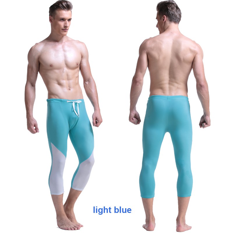 Quần bơi dài 3/4 dáng ôm nhiều màu cho nam | BigBuy360 - bigbuy360.vn