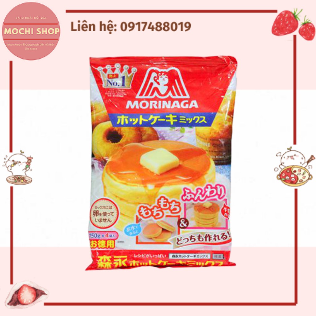 BỘT LÀM BÁNH HOT CAKE (PANCAKE) MORINAGA 600G (DATE 2024)