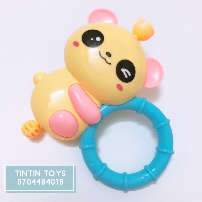 Trọn bộ đồ chơi lục lạc 5 món nhiều màu sắc đẹp mắt, âm thanh vui nhộn