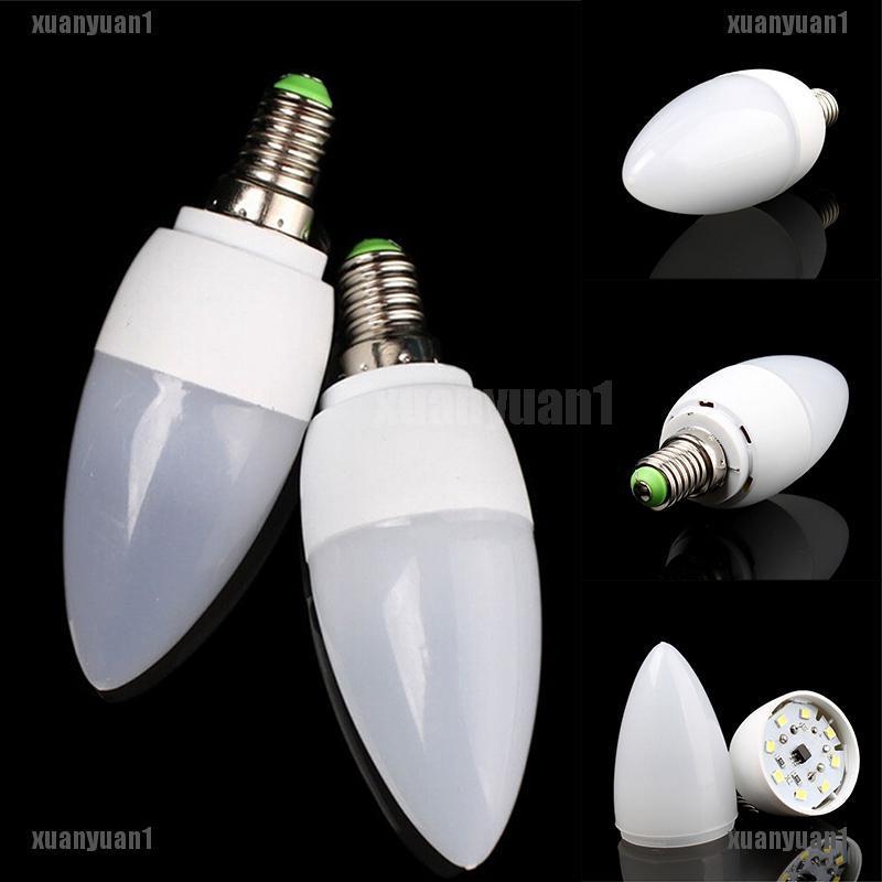 Bóng Đèn Led Halogen E14 3W 2835 SMD Hình Nến Thay Thế Tiện Dụng