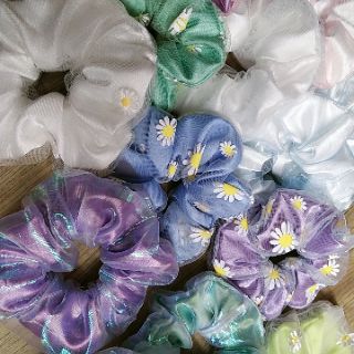 Combo 11 cột tóc scrunchies xinh