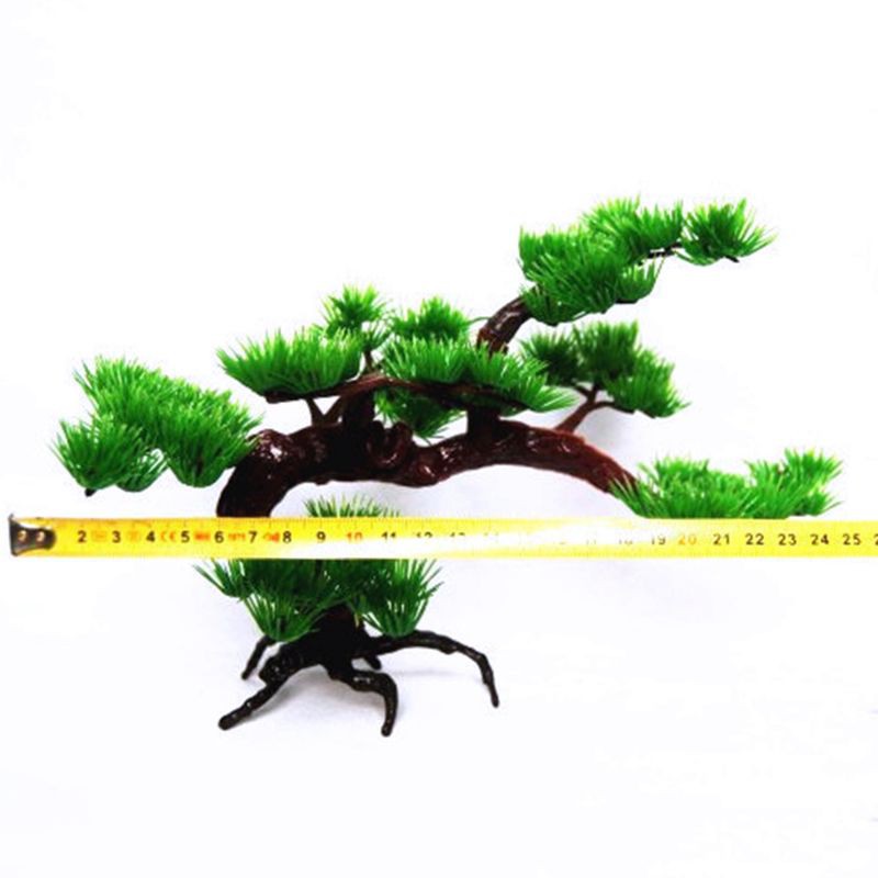 mô hình cây  bonsai chất liệu nhựa,trang trí bể cá thủy Sinh